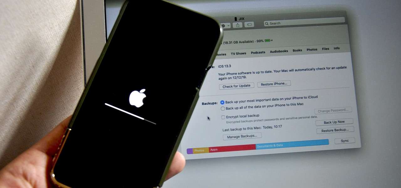 Restore your iPhone, or iPad,from a backup