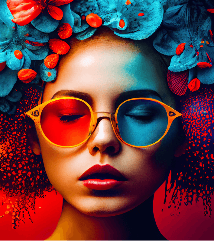 young-woman-embodies-glamour-sensuality-generative-ai 1